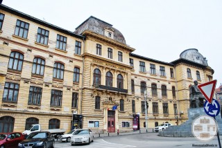 Liceul Carol I, Craiova - fațada de pe str. Ioan Maiorescu