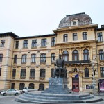Liceul Carol I, Craiova - fațada de pe str. Ioan Maiorescu