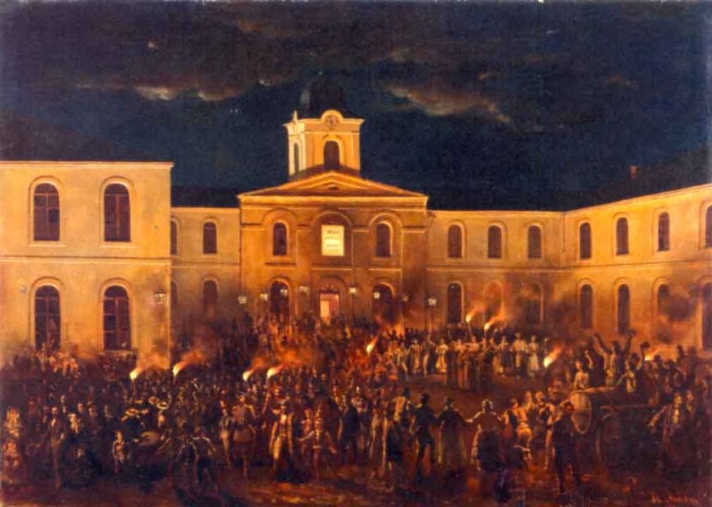 Theodor Aman - Hora Unirii la Craiova (1857)