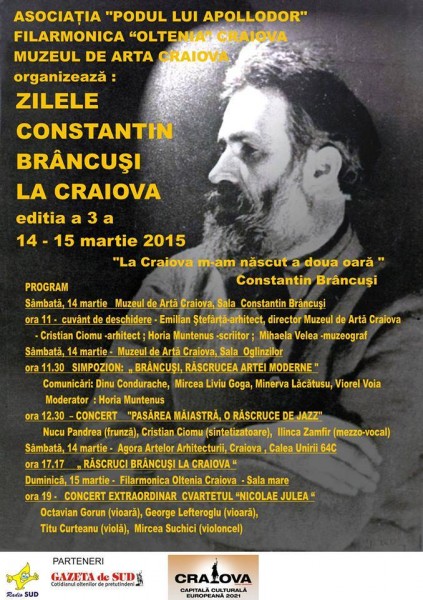 Zilele Constantin Brancusi 2015