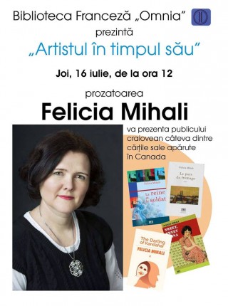 Felicia Mihali la Artistul in timpul sau