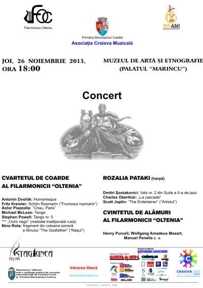 Concert al Filarmonicii Oltenia la Calafat