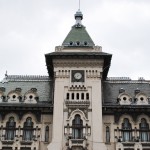 Palatul Administrativ Craiova - turn fatada vestica