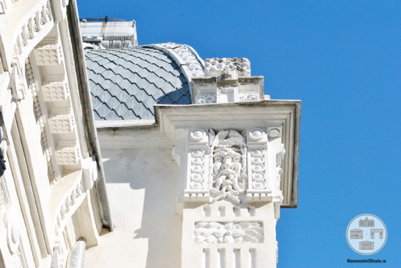 Casa Dianu, Craiova - decoratiuni exterioare