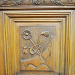 Casa Dianu, Craiova - decoratiuni sculptate usa hol