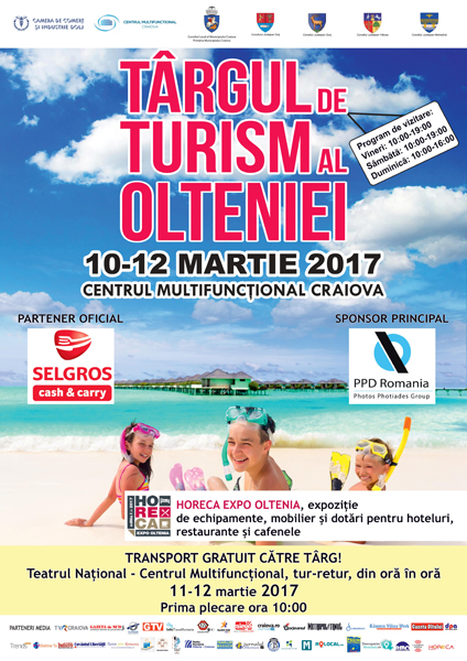 Afis Targul de Turism al Olteniei 2017