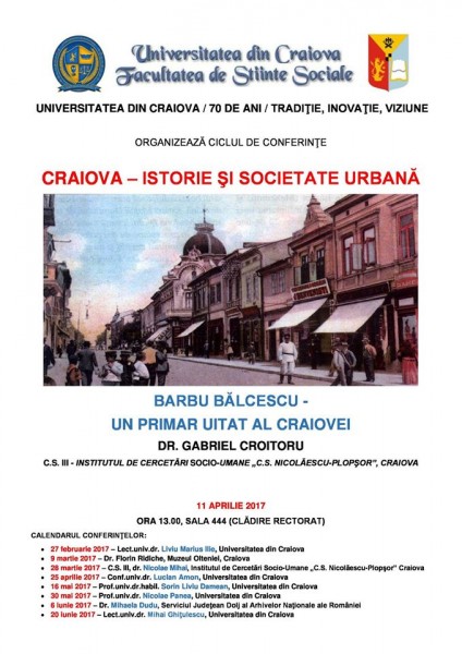 Barbu Balcescu - un primar uitat al Craiovei