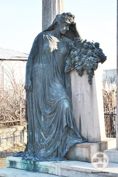 Monumentul funerar al lui Ulisse Boldescu - Statuie bronz