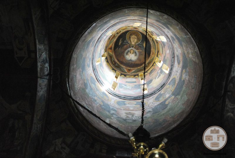 Biserica Sf Nicolae Amaradia Belivaca, Craiova - pictura interioara turle