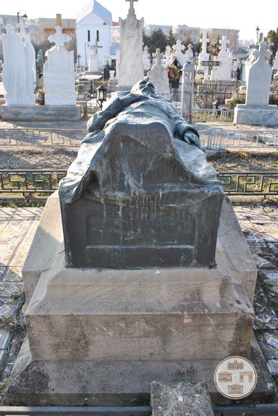 Monumentul funerar al lui Eugeniu Carada din cimitirul Sineasca, Craiova