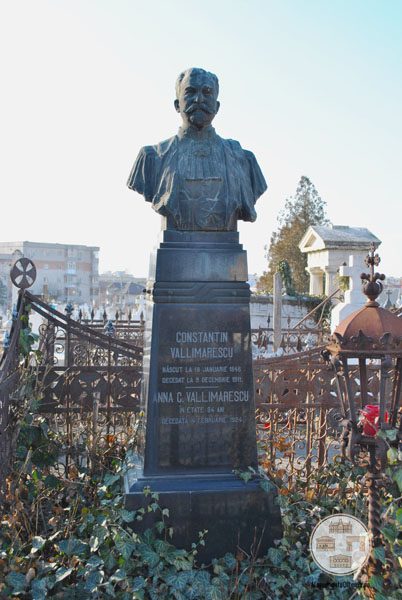 Monument funerar Constantin Valimarescu - Cimitirul Sineasca din Craiova