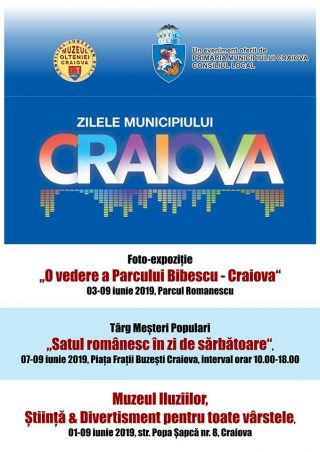 Zilele Municipiului Craiova 2019 - activitati Muzeul Olteniei