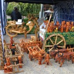 Sculpturi in lemn la Targul de Sf Dumitru 2013 Craiova