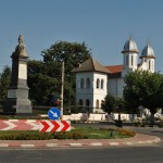 Biserica Adormirea Maicii Domnului Calafat - vedere dinspre Piata Calafat