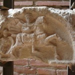 Exponat capitel piatra Felix Romuliana