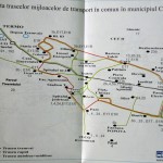 Harta traseelor mijloacelor de transport in comun Craiova