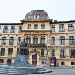 Liceul Carol I, Craiova - fațada de pe str. Ioan Maiorescu