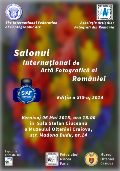 Salonul International de Arta Fotografica al Romaniei, Craiova, 2015