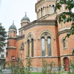 Biserica Sf Ilie, Craiova - imagine cu gradina inainte de desfiintare