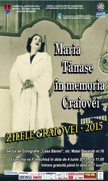 Maria Tanase in memoria Craiovei