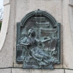 Monumentul Barbu Stirbei, Craiova - basorelief bronz Romania