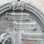 Monumentul Barbu Stirbei, Craiova - detaliu basorelief bronz Romania