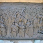 Monumentul Proclamatiei de la Pades - basorelief Adunarea de la Pades