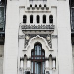 Palatul Administrativ Craiova - detalii turn fatada vestica