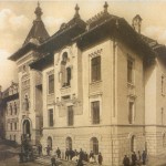 Palatul Administrativ din Craiova - 1913 - scoatere schelelor (greenstone.bjc.ro)