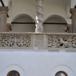 Manastirea Hurezi - detalii sculptate foisorul lui Dionisie