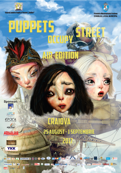 Afis Festival Puppets Occupy Street Craiova 2017