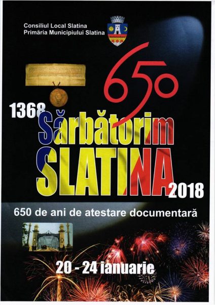 Slatina 650 de ani de atestare documentara