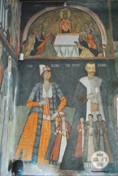 Biserica Sf Nicolae Amaradia Belivaca, Craiova - familia ctitorului Hristea Belivaca